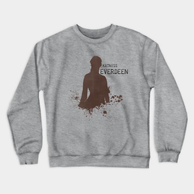 The Hunger Games Katniss Everdeen Minimalist Crewneck Sweatshirt by Izzie | Fandom 101 - For The Geeks